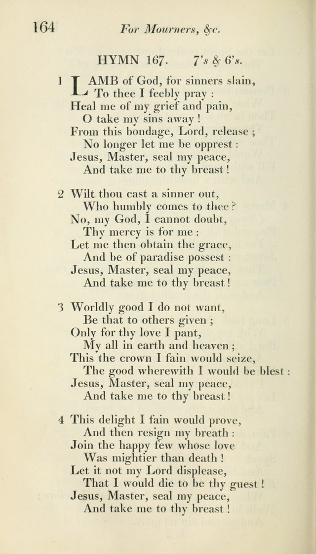 A Collection of Hymns, for the Use of the People Called Methodists, with a Supplement page 166