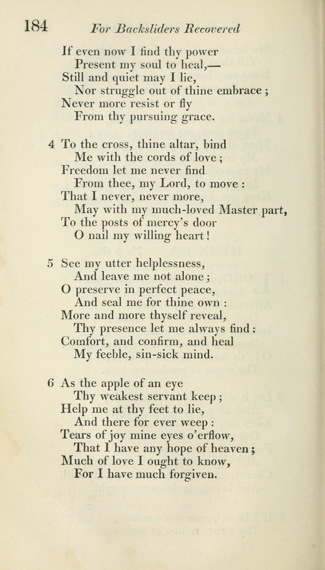 A Collection of Hymns, for the Use of the People Called Methodists, with a Supplement page 186