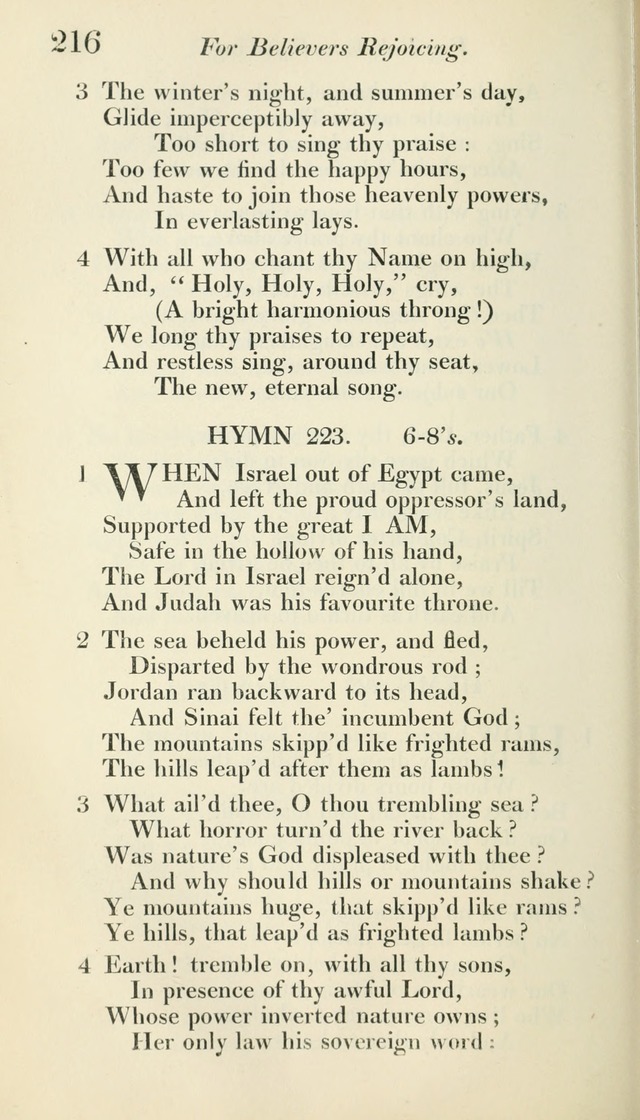 A Collection of Hymns, for the Use of the People Called Methodists, with a Supplement page 218