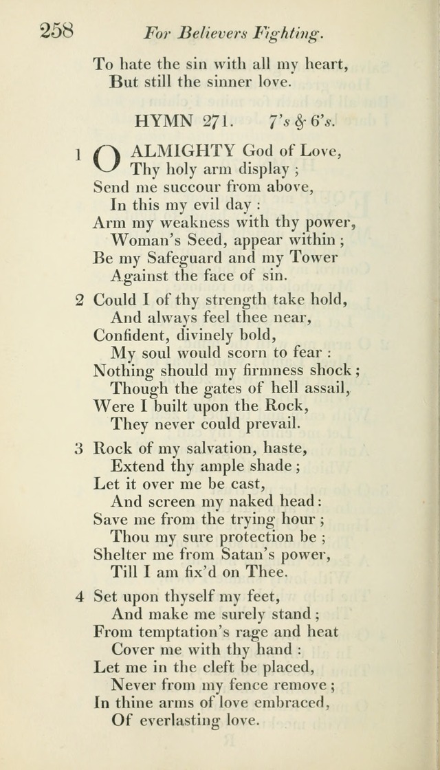 A Collection of Hymns, for the Use of the People Called Methodists, with a Supplement page 260