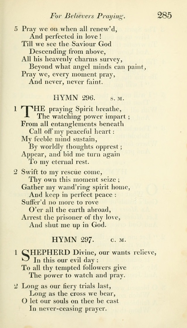 A Collection of Hymns, for the Use of the People Called Methodists, with a Supplement page 287