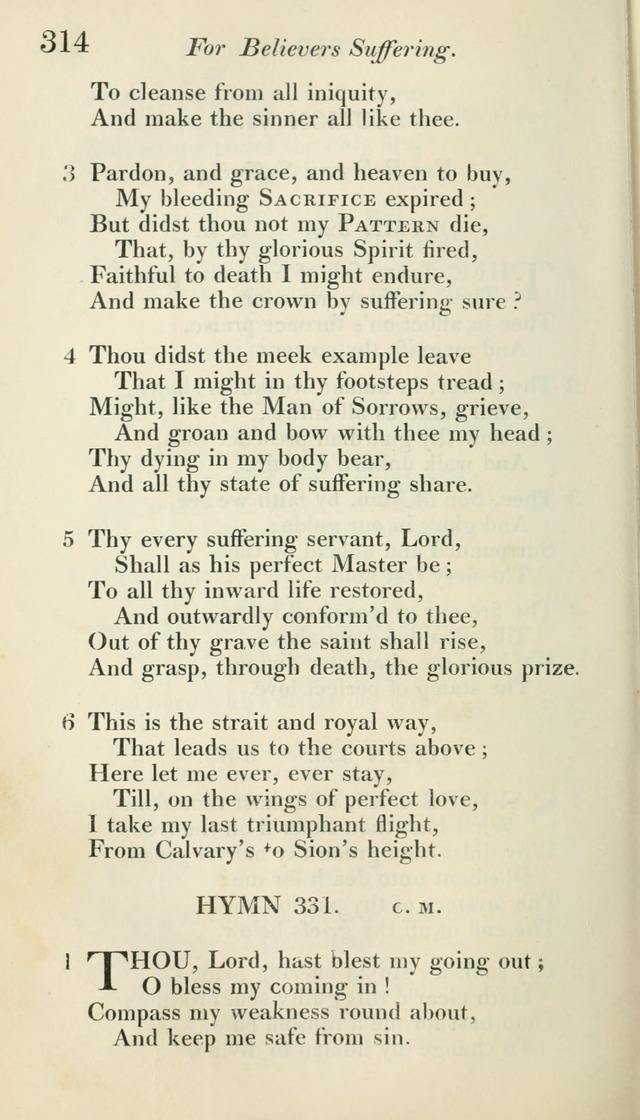 A Collection of Hymns, for the Use of the People Called Methodists, with a Supplement page 316