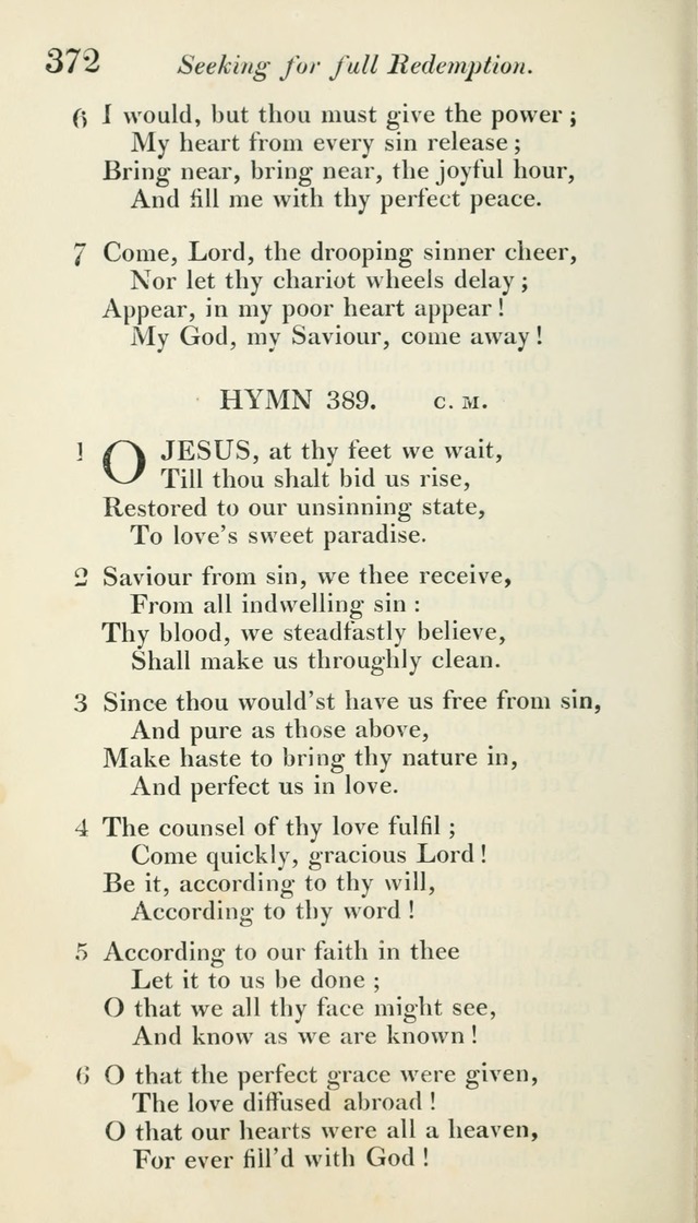 A Collection of Hymns, for the Use of the People Called Methodists, with a Supplement page 374