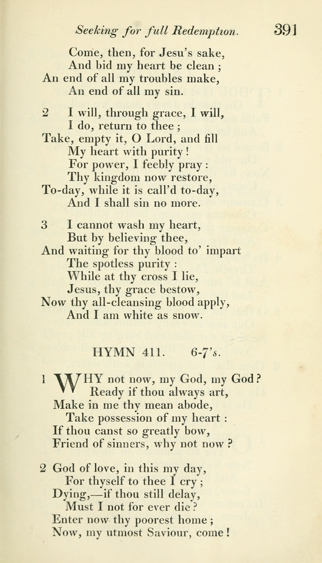 A Collection of Hymns, for the Use of the People Called Methodists, with a Supplement page 393