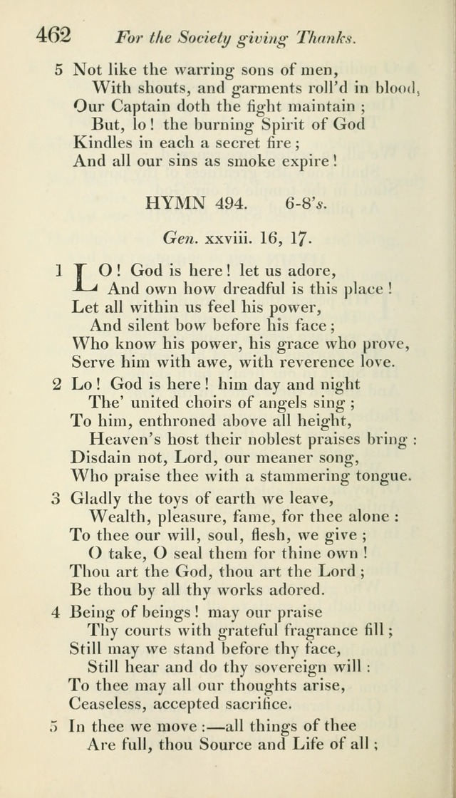 A Collection of Hymns, for the Use of the People Called Methodists, with a Supplement page 464