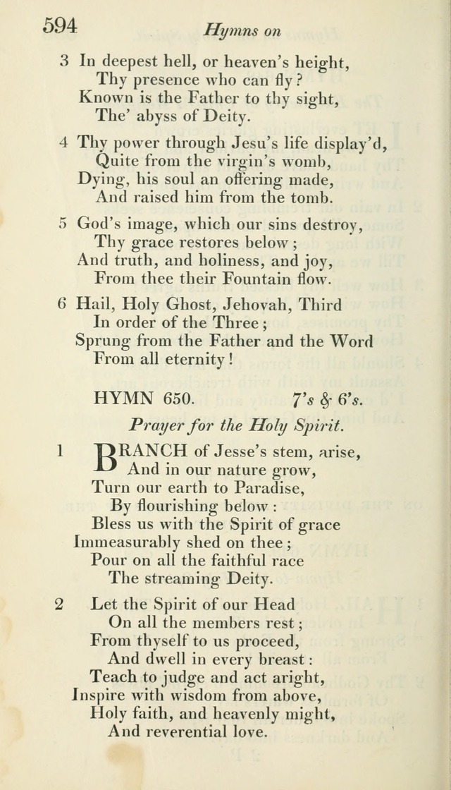 A Collection of Hymns, for the Use of the People Called Methodists, with a Supplement page 596