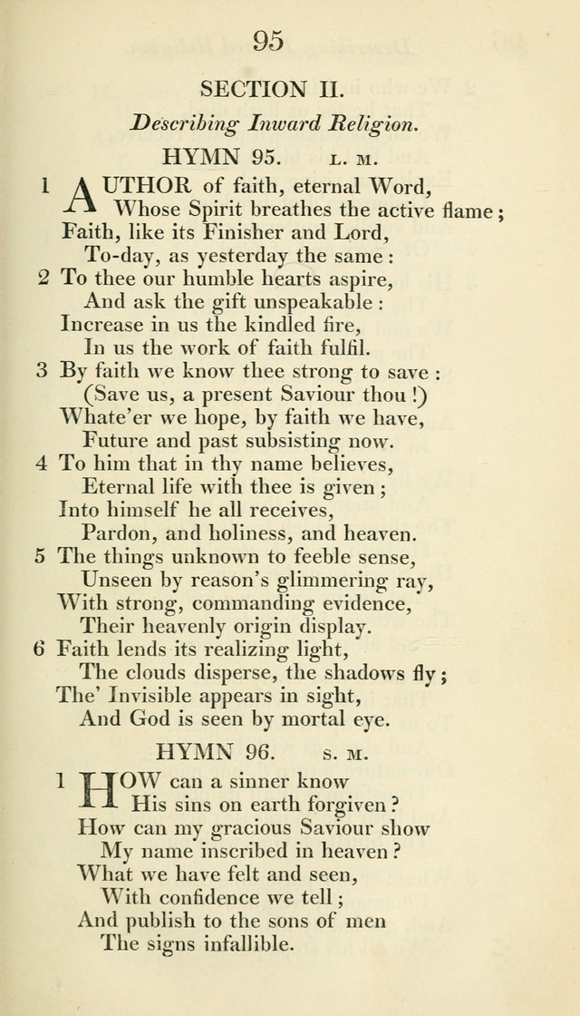 A Collection of Hymns, for the Use of the People Called Methodists, with a Supplement page 97