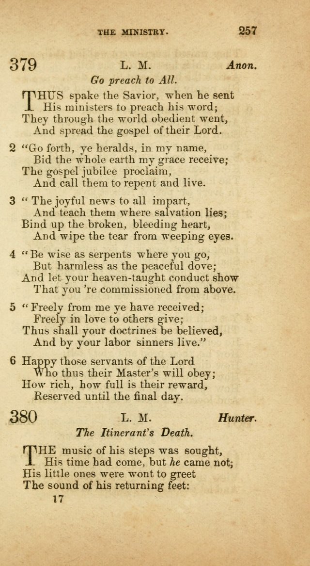 A Collection of Hymns, for the use of the United Brethren in Christ: taken from the most approved authors, and adapted to public and private worship page 259