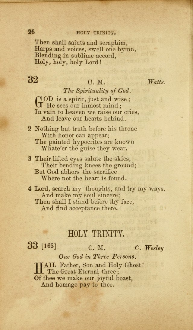 A Collection of Hymns, for the use of the United Brethren in Christ: taken from the most approved authors, and adapted to public and private worship page 26