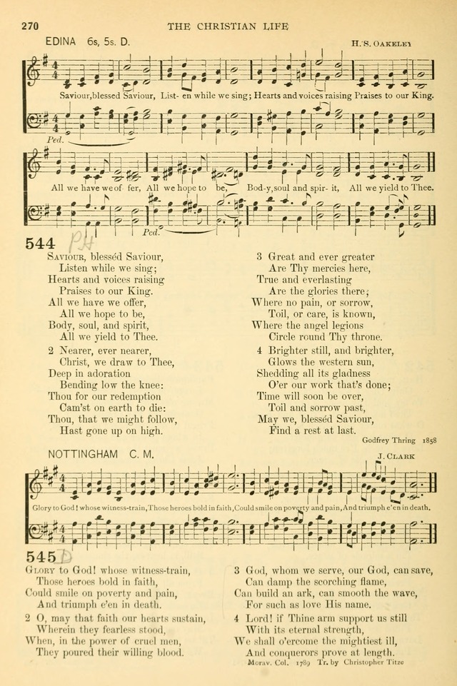 The Church Hymnary: a collection of hymns and tunes for public worship page 270