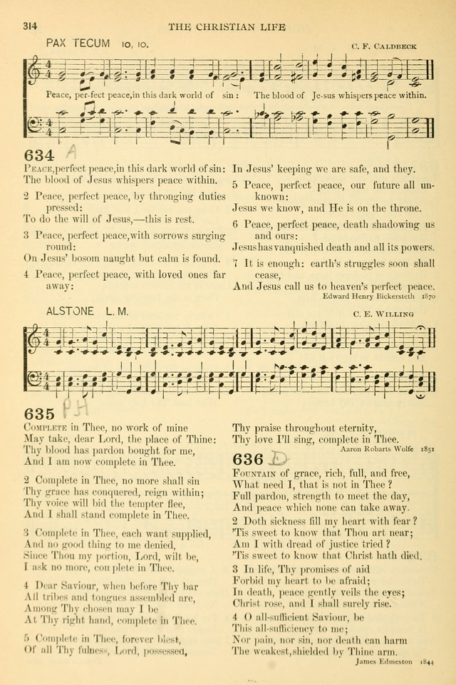 The Church Hymnary: a collection of hymns and tunes for public worship page 314