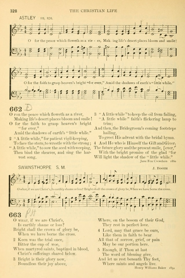 The Church Hymnary: a collection of hymns and tunes for public worship page 328