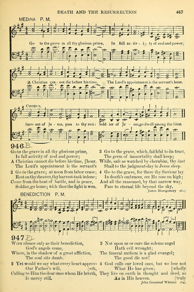 The Church Hymnary: a collection of hymns and tunes for public worship page 467