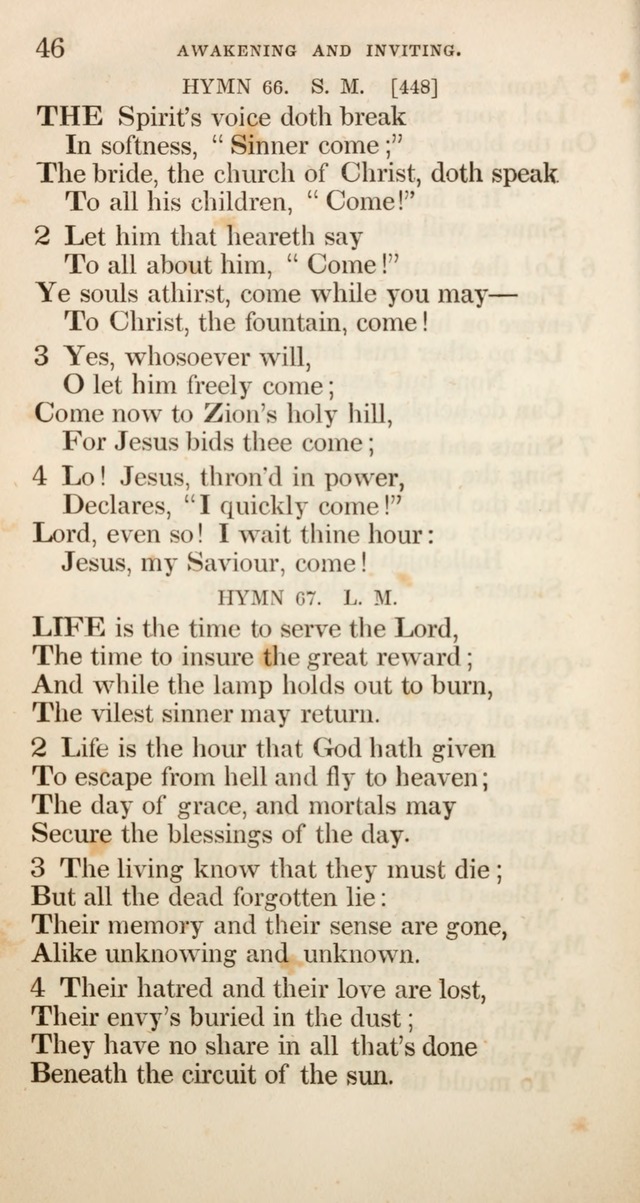 A Collection of Hymns, for the use of the Wesleyan Methodist Connection of America. page 49