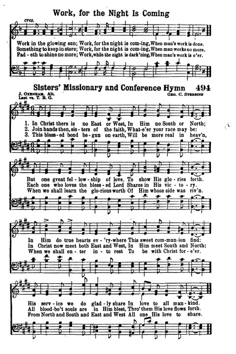 Choice Hymns of the Faith page 423