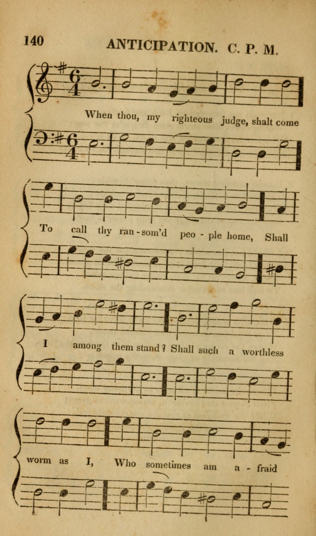 The Christian Lyre: Vol I (8th ed. rev.) page 140