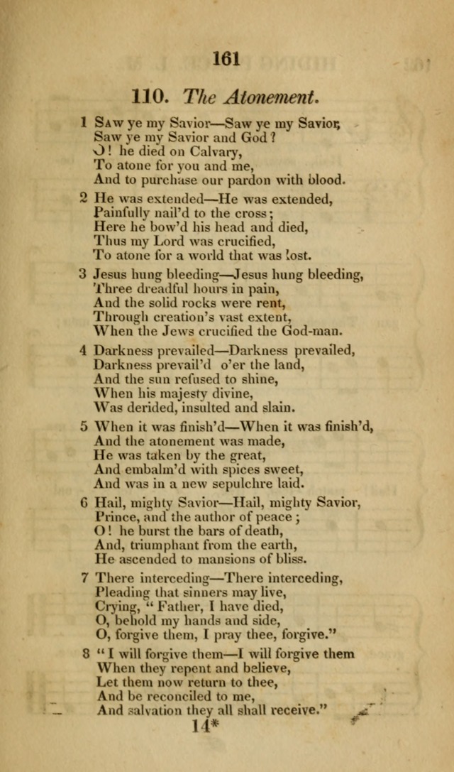 The Christian Lyre: Vol I (8th ed. rev.) page 161