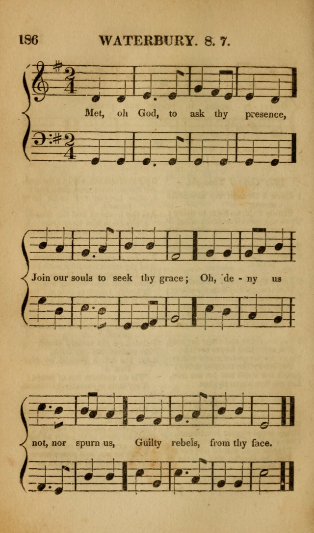 The Christian Lyre: Vol I (8th ed. rev.) page 186