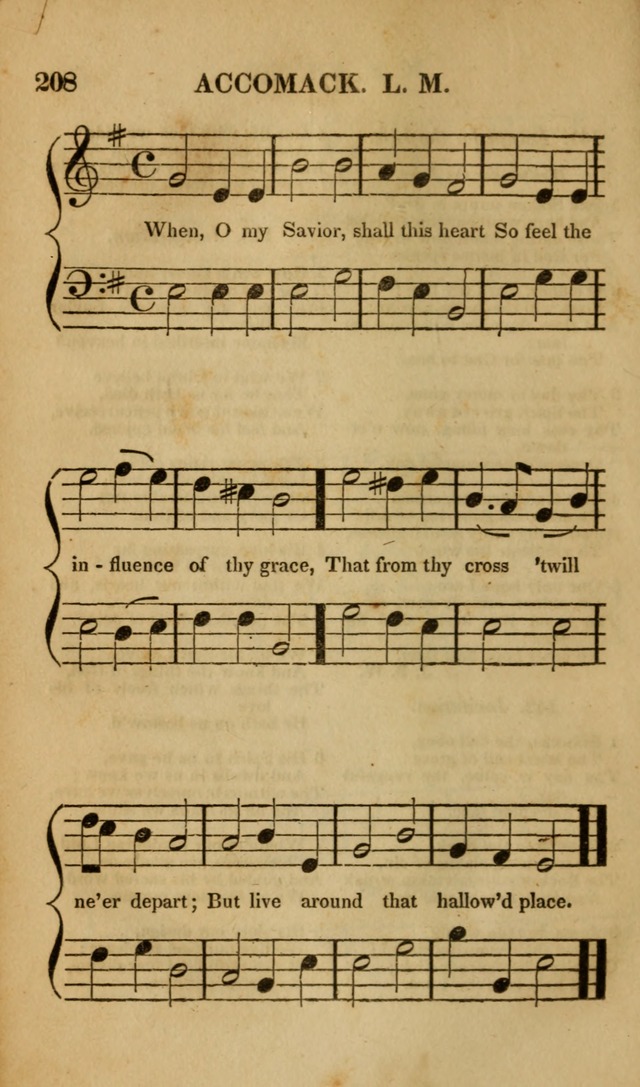 The Christian Lyre: Vol I (8th ed. rev.) page 208