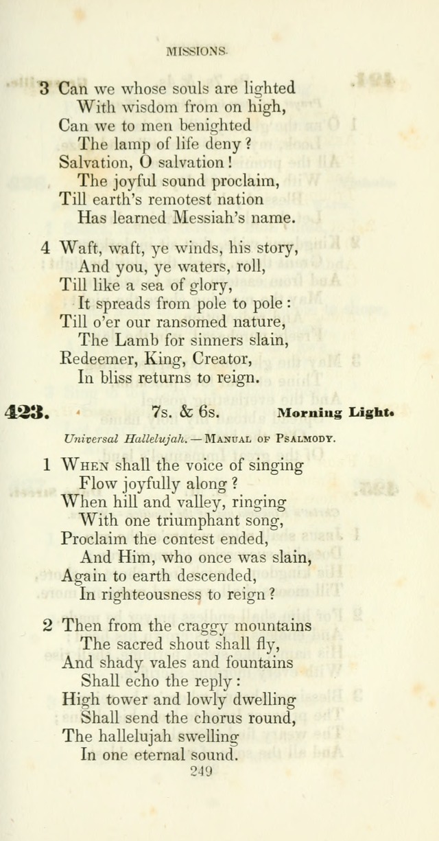 The Christian Melodist: a new collection of hymns for social religious worship page 251