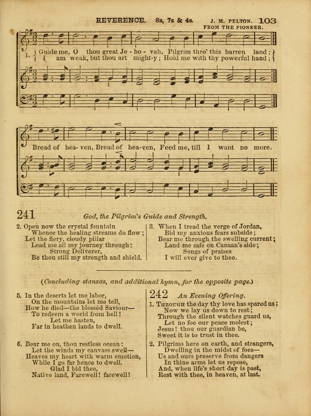 Cottage Melodies; a hymn and tune book, for prayer and social meetings and the home circle page 110