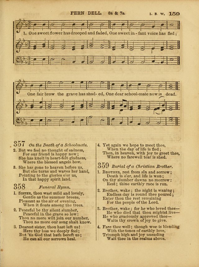 Cottage Melodies; a hymn and tune book, for prayer and social meetings and the home circle page 166