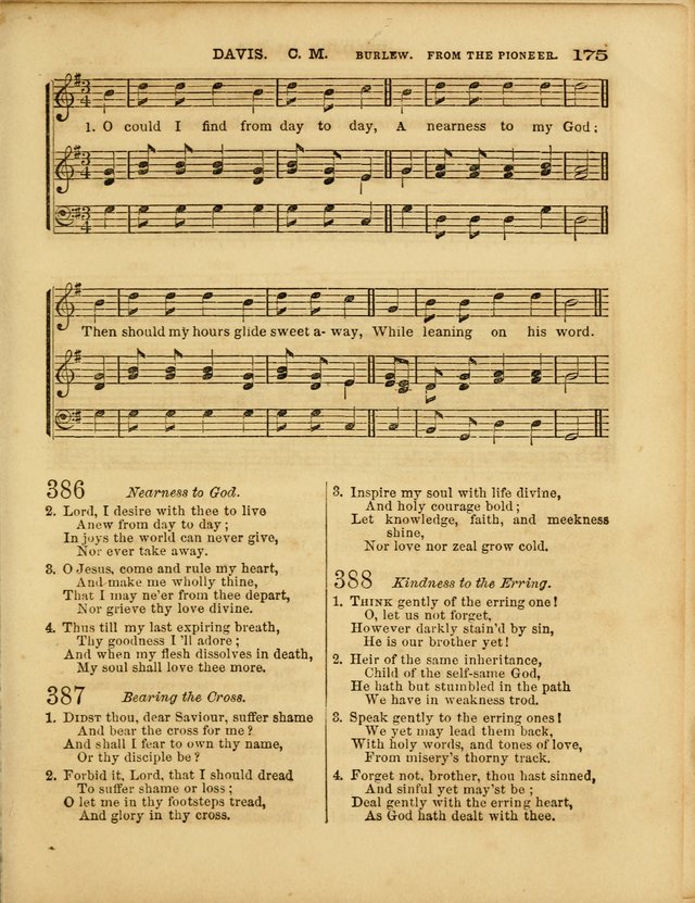 Cottage Melodies; a hymn and tune book, for prayer and social meetings and the home circle page 182