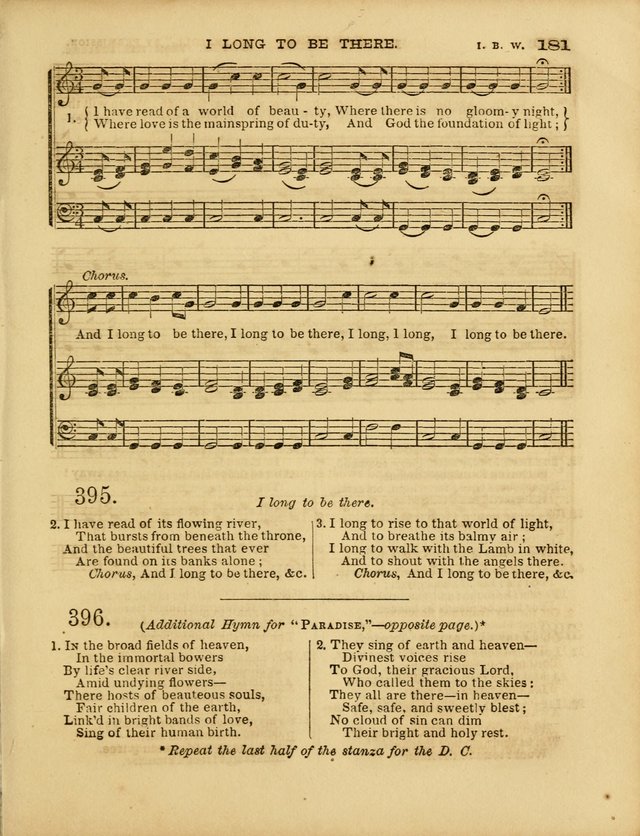 Cottage Melodies; a hymn and tune book, for prayer and social meetings and the home circle page 188