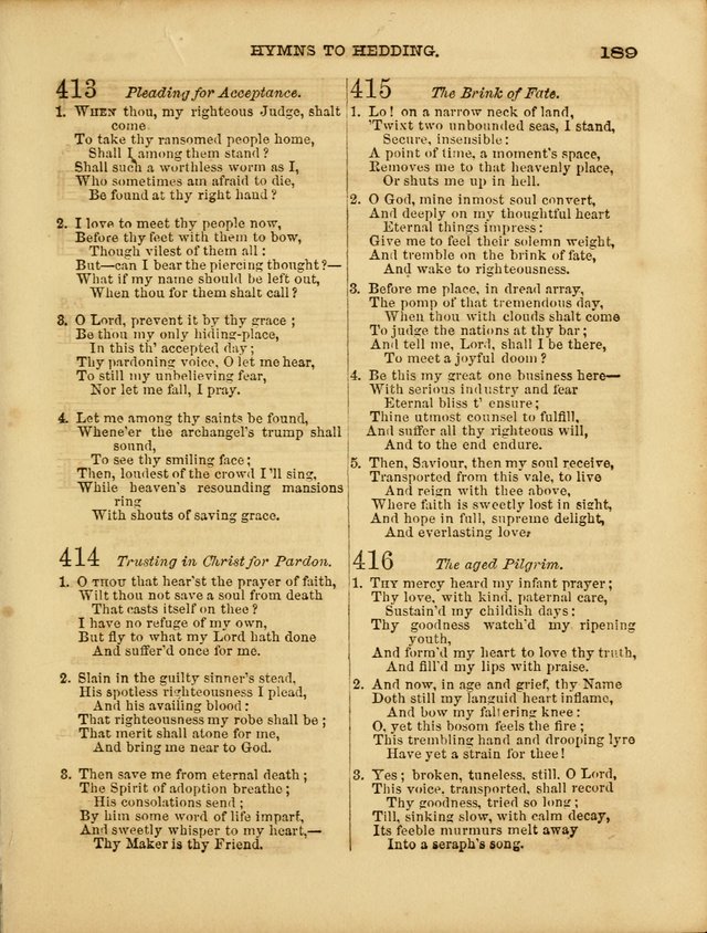 Cottage Melodies; a hymn and tune book, for prayer and social meetings and the home circle page 196