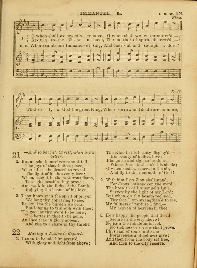 Cottage Melodies; a hymn and tune book, for prayer and social meetings and the home circle page 20