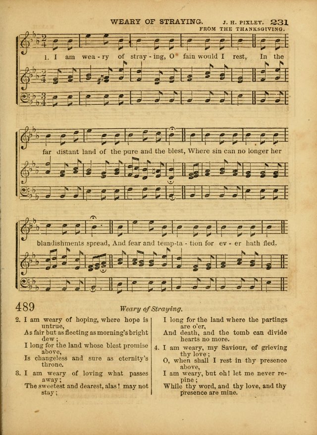 Cottage Melodies; a hymn and tune book, for prayer and social meetings and the home circle page 238