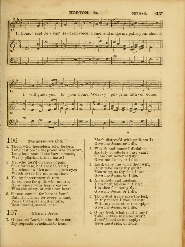 Cottage Melodies; a hymn and tune book, for prayer and social meetings and the home circle page 54
