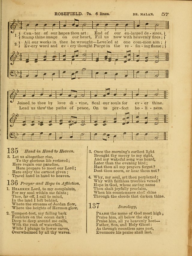 Cottage Melodies; a hymn and tune book, for prayer and social meetings and the home circle page 64