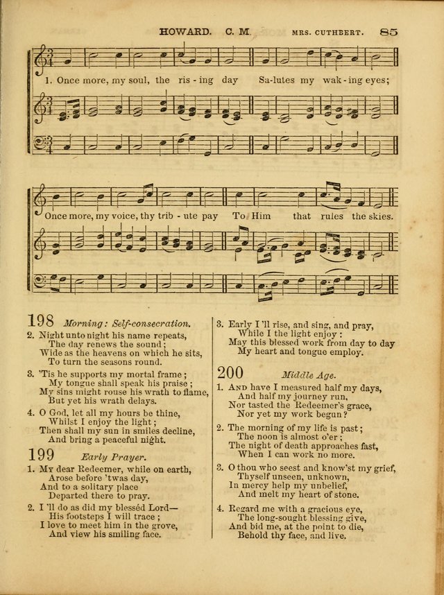 Cottage Melodies; a hymn and tune book, for prayer and social meetings and the home circle page 92