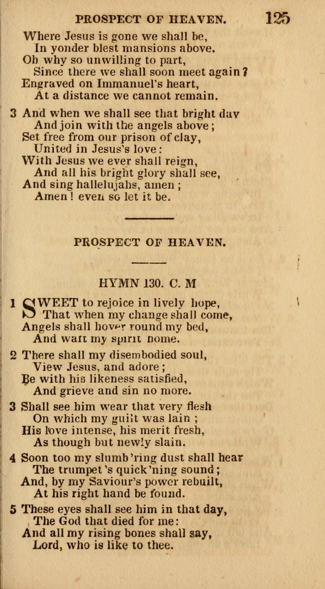 The Camp-Meeting Chorister: or, a collection of hymns and spiritual songs, for the pious of all denominations. To be sung at camp meetings, during revivals of religion, and on other occasions page 127