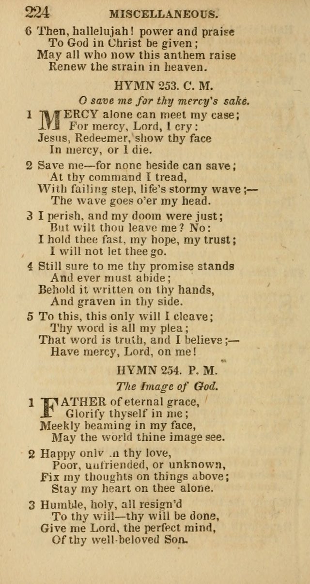The Camp-Meeting Chorister: or, a collection of hymns and spiritual songs, for the pious of all denominations. To be sung at camp meetings, during revivals of religion, and on other occasions page 226
