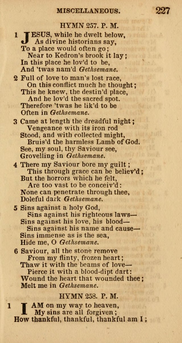 The Camp-Meeting Chorister: or, a collection of hymns and spiritual songs, for the pious of all denominations. To be sung at camp meetings, during revivals of religion, and on other occasions page 229