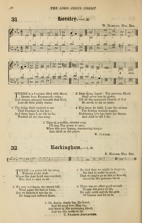 The Congregational Mission Hymnal: and Week-night service book page 40
