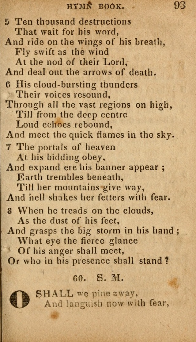 The Camp Meeting Hymn Book: containing the most approved hymns and spiritual songs Used by the Methodist Connexion in the United States page 95