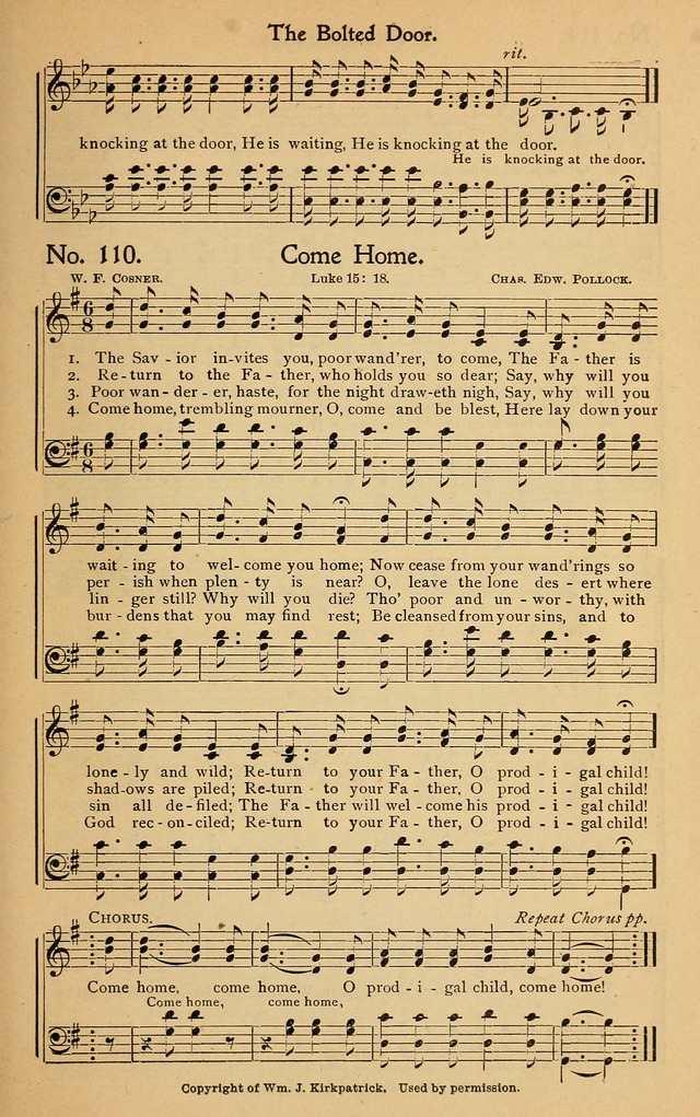 Christian Melodies: the new song book, for church, evangelistic, Sunday-school and Christian endeavor services page 118