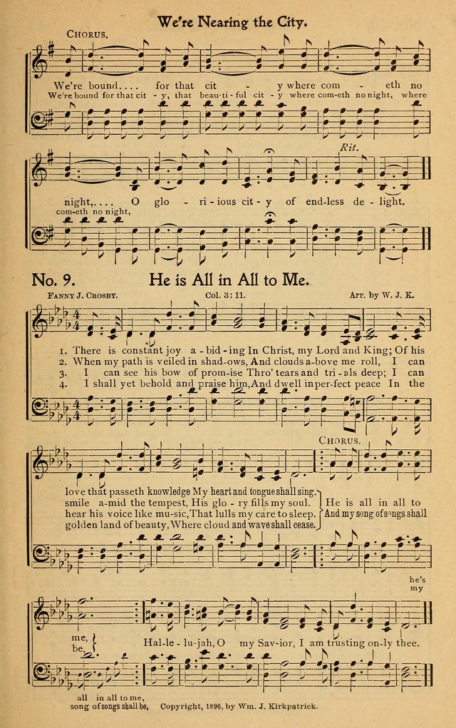 Christian Melodies: the new song book, for church, evangelistic, Sunday-school and Christian endeavor services page 16