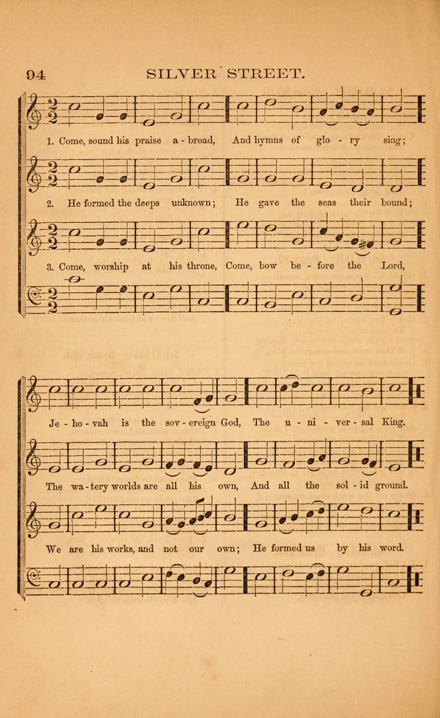 Church music: with selections for the ordinary occasions of public and social worship, from the Psalms and hymns of the Presbyterian Church in the United States of America page 94