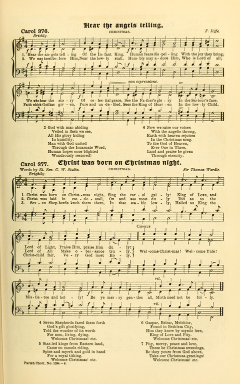 Carols Old and Carols New: for use at Christmas and other seasons of the Christian year page 323