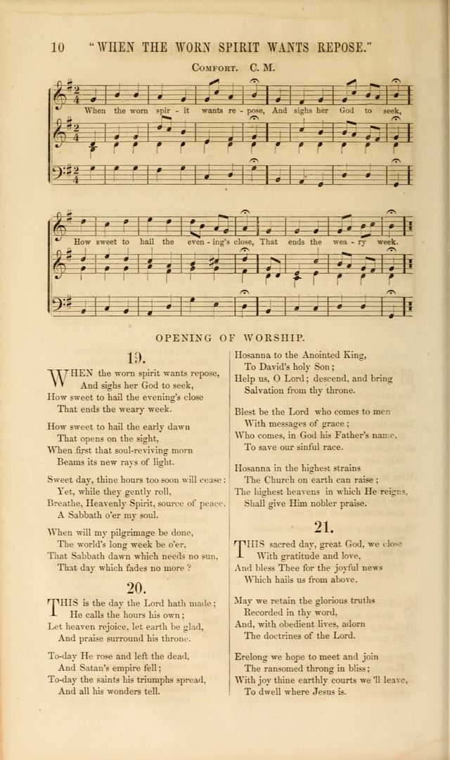 Church Pastorals, hymns and tunes for public and social worship page 10