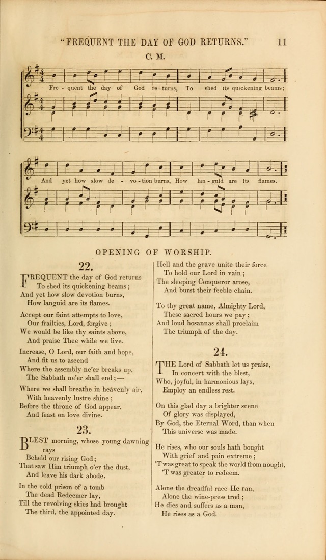 Church Pastorals, hymns and tunes for public and social worship page 11