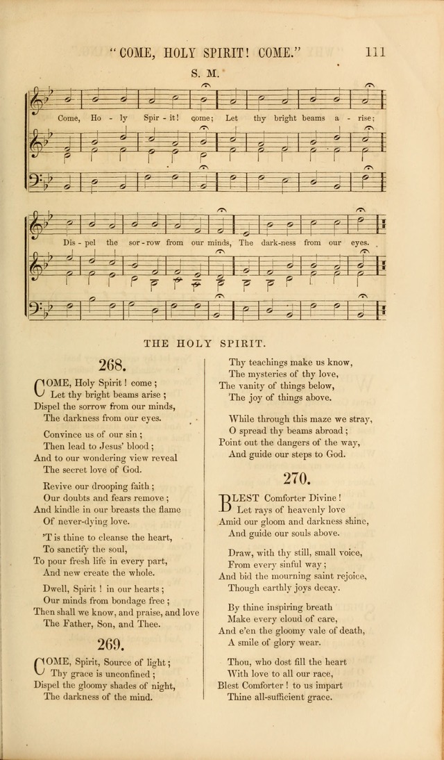 Church Pastorals, hymns and tunes for public and social worship page 111
