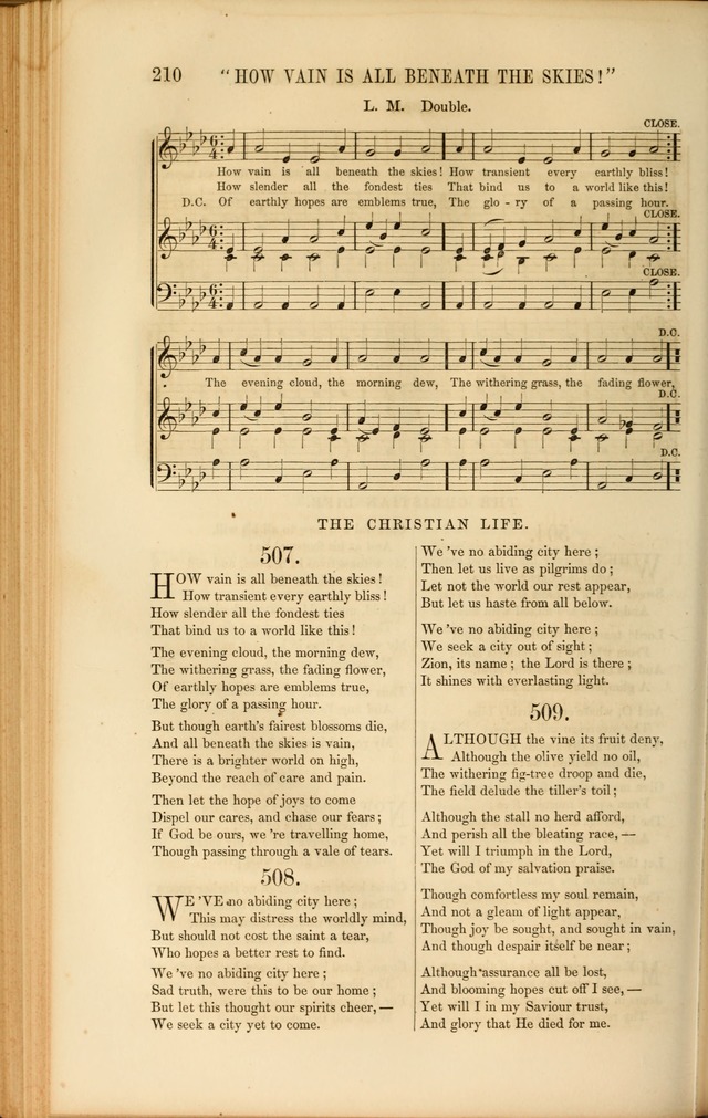 Church Pastorals, hymns and tunes for public and social worship page 210