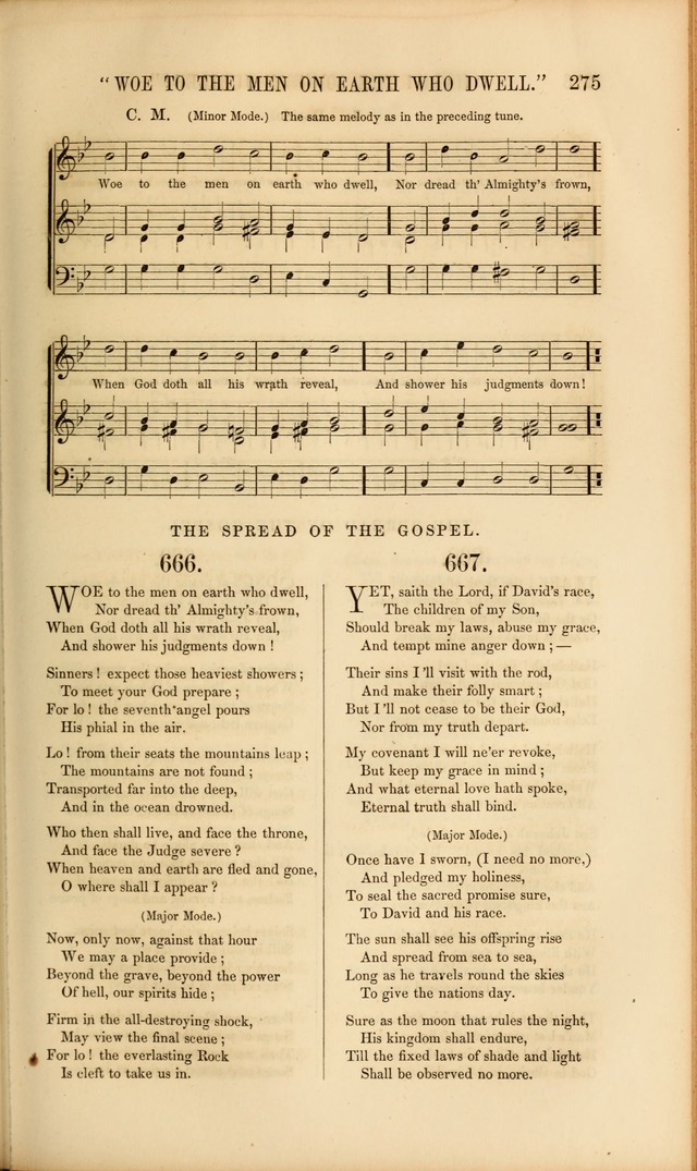 Church Pastorals, hymns and tunes for public and social worship page 275