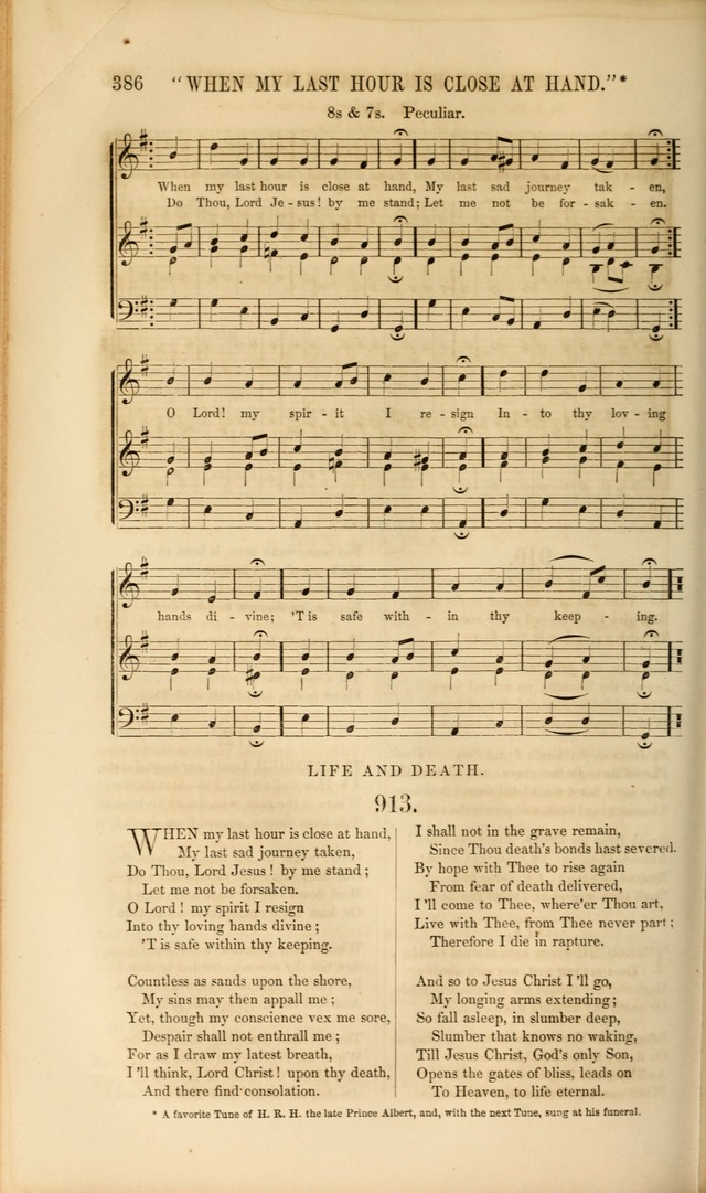 Church Pastorals, hymns and tunes for public and social worship page 386
