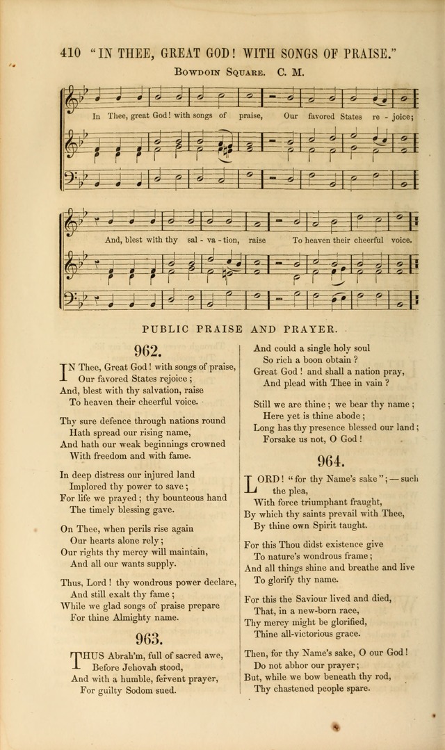 Church Pastorals, hymns and tunes for public and social worship page 410